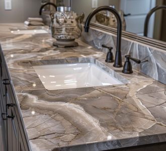 Choosing-the-Right-Finish-Finishes-for-Quartzite-Bathrrom-Counterts
